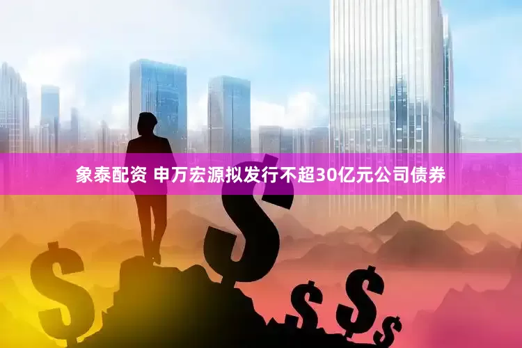 象泰配资 申万宏源拟发行不超30亿元公司债券