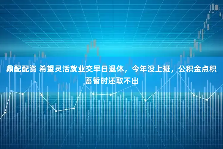 鼎配配资 希望灵活就业交早日退休，今年没上班，公积金点积蓄暂时还取不出