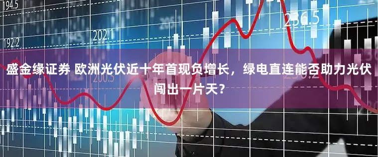 盛金缘证券 欧洲光伏近十年首现负增长，绿电直连能否助力光伏闯出一片天？