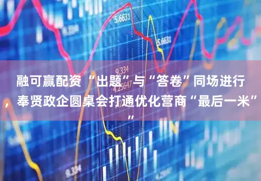 融可赢配资 “出题”与“答卷”同场进行,奉贤政企圆桌会打通优化营商“最后一米”